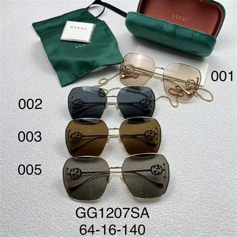 How to detect fake Gucci Sunglasses: c